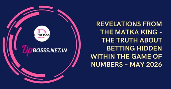 Revelations from the Matka King